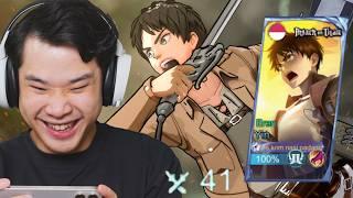 Review Skin Yin Eren Attack on Titan! (Mobile Legends)