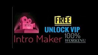 How to get intro maker VIP version for free