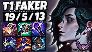 T1 Faker Hwei vs Brand [ MID ] Patch 14.11 Korea Master 