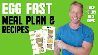 Keto Egg Fast: 3 & 5 Day Meal Plan With Recipes (Lose 10 lbs In 3 Days)