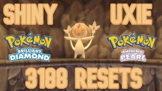 LIVE Shiny Uxie in Pokemon Shining Pearl in 3,188 Resets