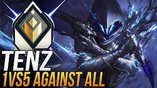 When VALORANT Players 1vs5 AGAINST ALL - TENZ | VALORANT HIGHLIGHTS