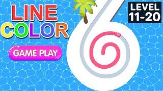 Line Color 3D Gameplay Walkthrough Level 11 - 20