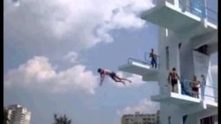 10 meters belly flop FAIL!