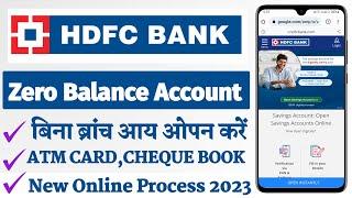 Hdfc Bank Online Saving Account Opening 2023
