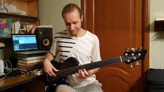 Lobanov fretless 5 string bass demo by Alexey Zavolokin