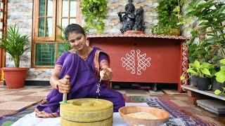 Jowar sangati- Traditionally made| Jowar laddu|| Village style roti pachadi| Traditional Life Style|