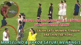 MOMEN HARU BAHAGIA! SATU STADION NYANYI TANAH AIRKU USAI INDONESIA MENANG ATAS ARAB SAUDI DI GBK