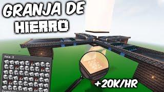 GRANJA de HIERRO 1.20 (+20,000 Por Hora)  | Minecraft JAVA 1.20