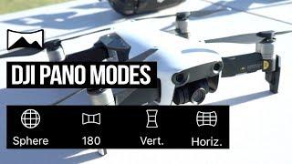 DJI PANO modes explained! (360/ 180 / Vertical/ Horizontal)