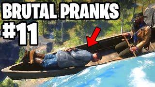 Brutal Pranks on NPCs #11 | Red Dead Redemption 2