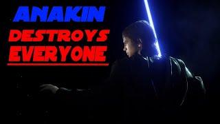 ANAKIN SKYWALKER DESTROYS EVERYONE! - Battlefront 2 (HvV Gameplay)