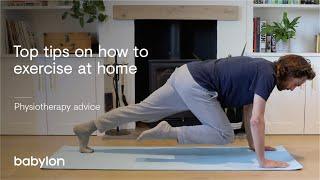 How to Exercise At Home [Home Workouts]