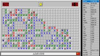 Minesweeper Expert World Record in 28.84 by Ze-En Ju (JZE)