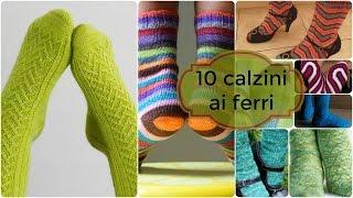 10 calzini ai ferri