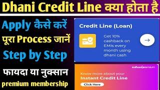 Dhani Credit Line kya Hota Hai ! What is dhani Pre-approved Instant Credit Line ! Dhani Credit Line