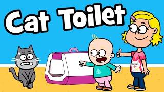   Funny Cat Song – Cat Toilet | Hooray Kids Songs & Nursery Rhymes | Funny Animal Songs