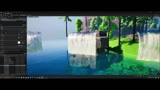 Stylized Waterfall - Unreal Engine