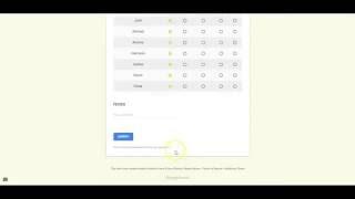 Creating Attendance Record on Google Forms