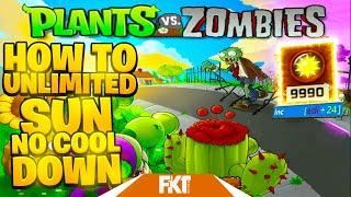 How to (Unlimited Sun & No Cooldown) in Plants vs. Zombies