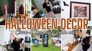  2024 HALLOWEEN DECORATE WITH ME  || FALLOWEEN DECORATING IDEAS || CLEAN & DECORATE INSIDE & OUT 