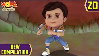 Vir the robot boy | Telugu Stories | Compilation - 20 | Wow Kidz Telugu | #spot