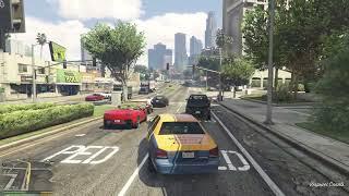 GTA 5 Taxi Driving Job 1 hour