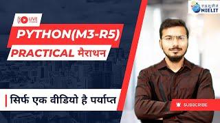 Python(M3-R5) Practical Complete Class in one video | Python practical O level