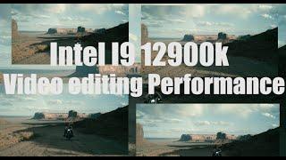 Intel i9 12900k Video Editing Performance in premiere pro // Best processor for R5 video codecs.