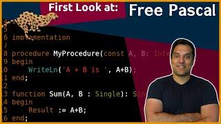 [Programming Languages] Episode 6 - First Impression - Free Pascal