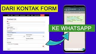 Cara Membuat  Form Website Otomatis ke Whatsapp