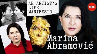 MARINA ABRAMOVIĆ - creator's identity: AN ARTIST’S  MANIFESTO. EXPERIMENT and performance. Talk show