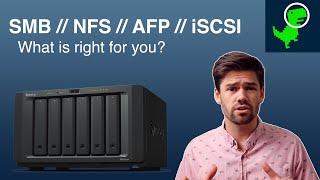 SMB vs NFS vs AFP vs iSCSI - What are they and which should you use