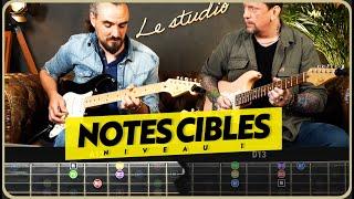 Initiation aux notes cibles sur un Blues