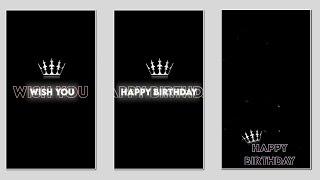 Birthday Video Editing |black screen Happy Birthday | Video alight Motion #shorts