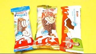 Kinder Penguin Coco, Kinder MAXI KING & Kinder Milk Slice from Poland