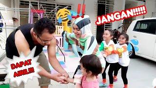 Main serigala dan anak ayam dengan anak2!! Riuh rendah!!