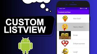 Implement Custom List View Android Studio