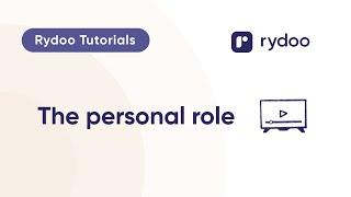 Rydoo Expense: Personal role (web & mobile)