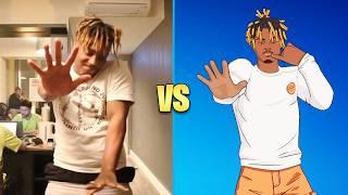 FORTNITE DANCES IN REAL LIFE  (Juice WRLD - Empty Out Your Pockets, TikTok Dances & Icon Series)