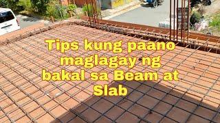 tips kung paano maglagay ng Rebar sa Beam at Slab