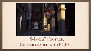 Colour graded "S LOG 2" footage. Using FCPX with no LUTS.