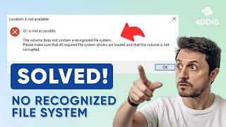  Fix The Volume Does Not Contain A Recognized File System in Windows 11/10/8/7