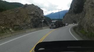 Downhill from 10 mile hill brake check to Golden Trans-Canada Highway