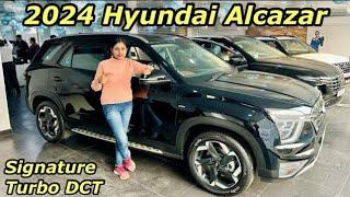 2024 Hyundai Alcazar Turbo DCT Signature - ₹20.64L | 7 Seater Review #hyundai #balvinderkaur #viral