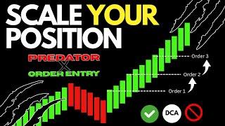 Scale Into A Trade Using Predator X Order Entry | NinjaTrader