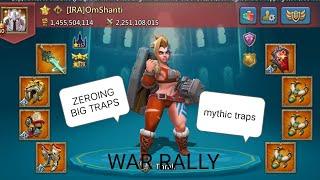 Lords Mobile - Zeroing Mythic Traps and Big Comps #lordsmobile #lordsmobilerallies #lordsmobiletitan