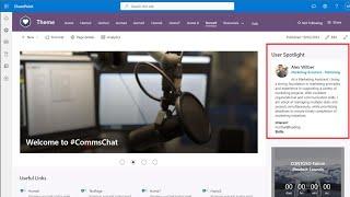 User Spotlight - SharePoint web part