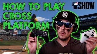 MLB THE SHOW 22 CROSS PLATFORM | HOW TO PLAY AGAINST FRIENDS AND ADD FRIENDS