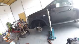 How to remove the front axle shaft Nissan Qashqai/Как снять передний полуось Nissan Qashqai